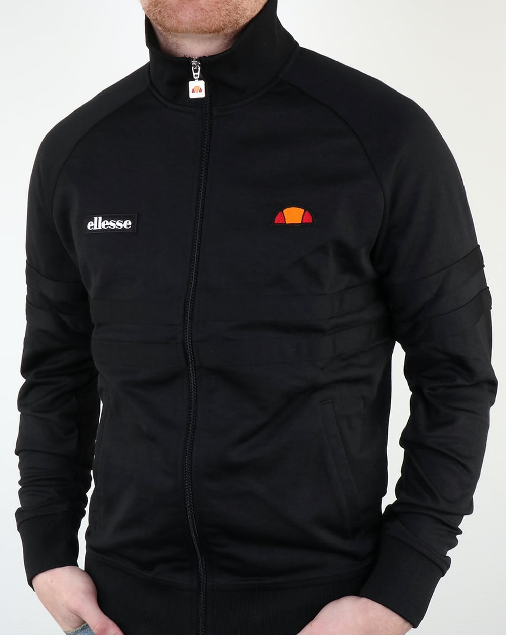 Ellesse – Rimini – Trainingsoberteil in Schwarz