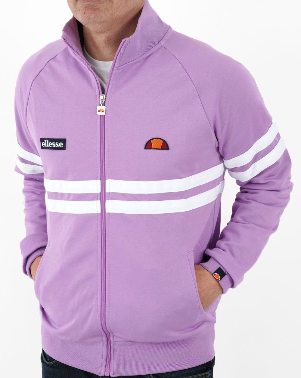 Ellesse Rimini Track Top Flieder/Weiß
