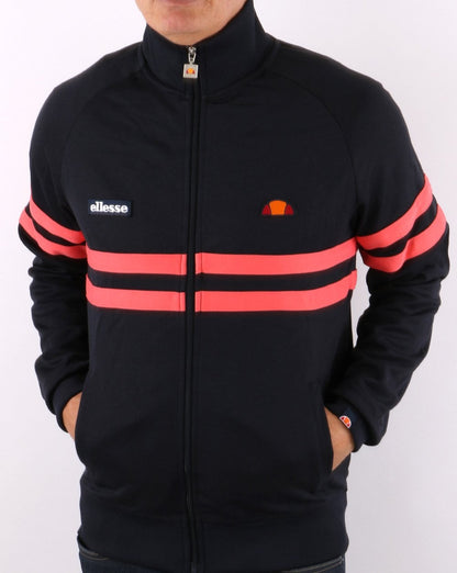 Ellesse – Rimini Trainingsjacke, Marineblau/Koralle