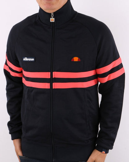 Ellesse – Rimini Trainingsjacke, Marineblau/Koralle