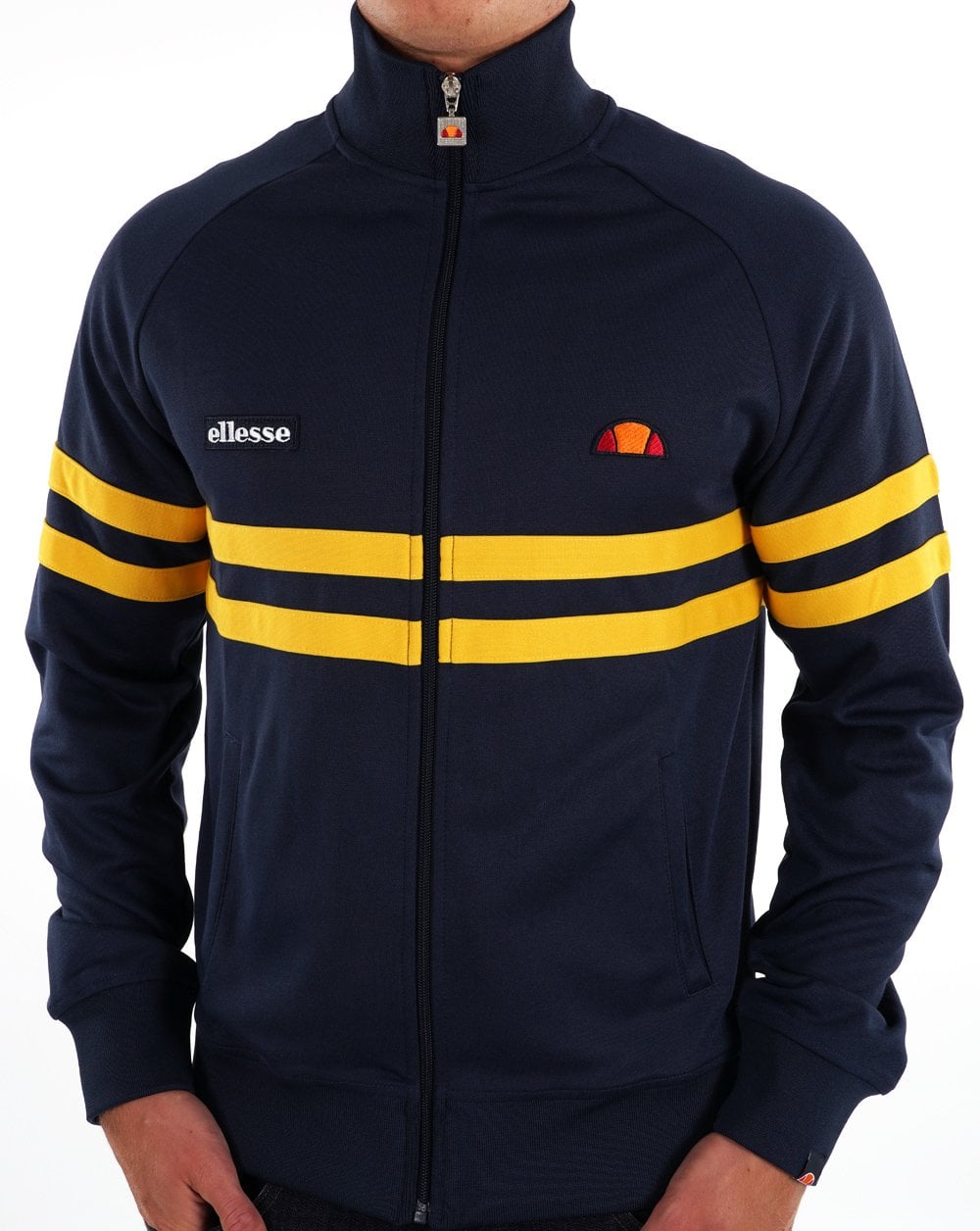 Ellesse Rimini Trainingsjacke Marineblau/Gelb
