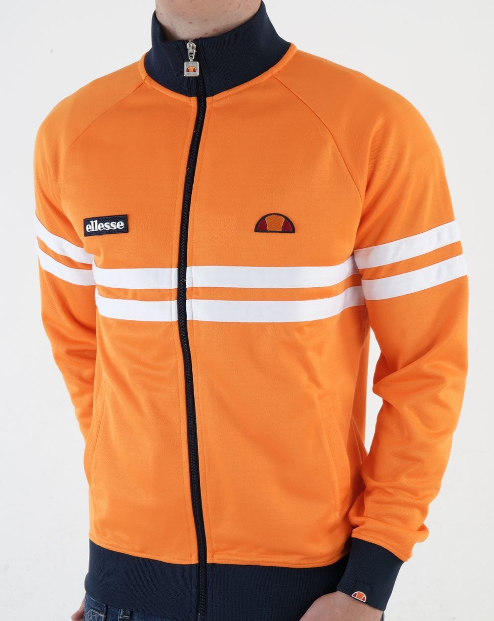 Ellesse Rimini Track Top Orange/Marine