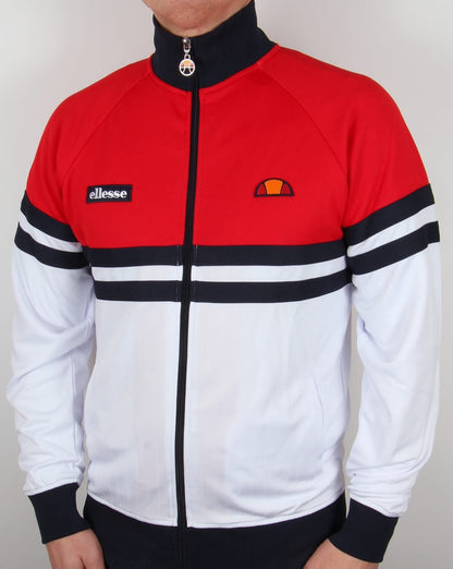 Ellesse Rimini Trainingsjacke Rot/Weiß/Marineblau