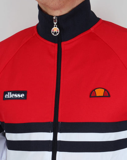 Ellesse Rimini Trainingsjacke Rot/Weiß/Marineblau