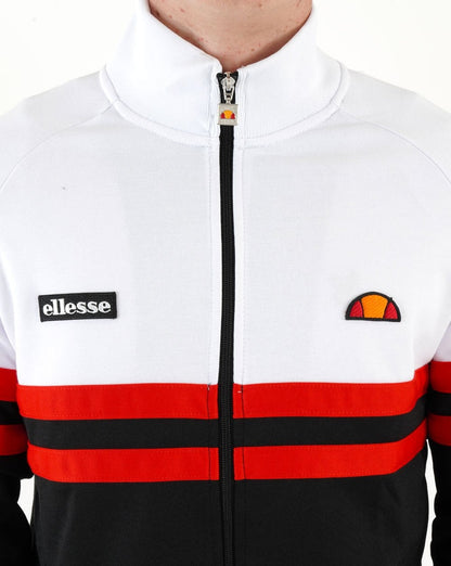 Ellesse Rimini Trainingsjacke Weiß/Schwarz/Rot
