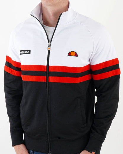 Ellesse Rimini Trainingsjacke Weiß/Schwarz/Rot