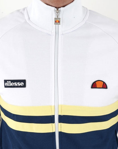 Ellesse Rimini Trainingsjacke Weiß/Blau/Gelb