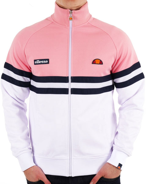 Ellesse Rimini Track Top White/Pink