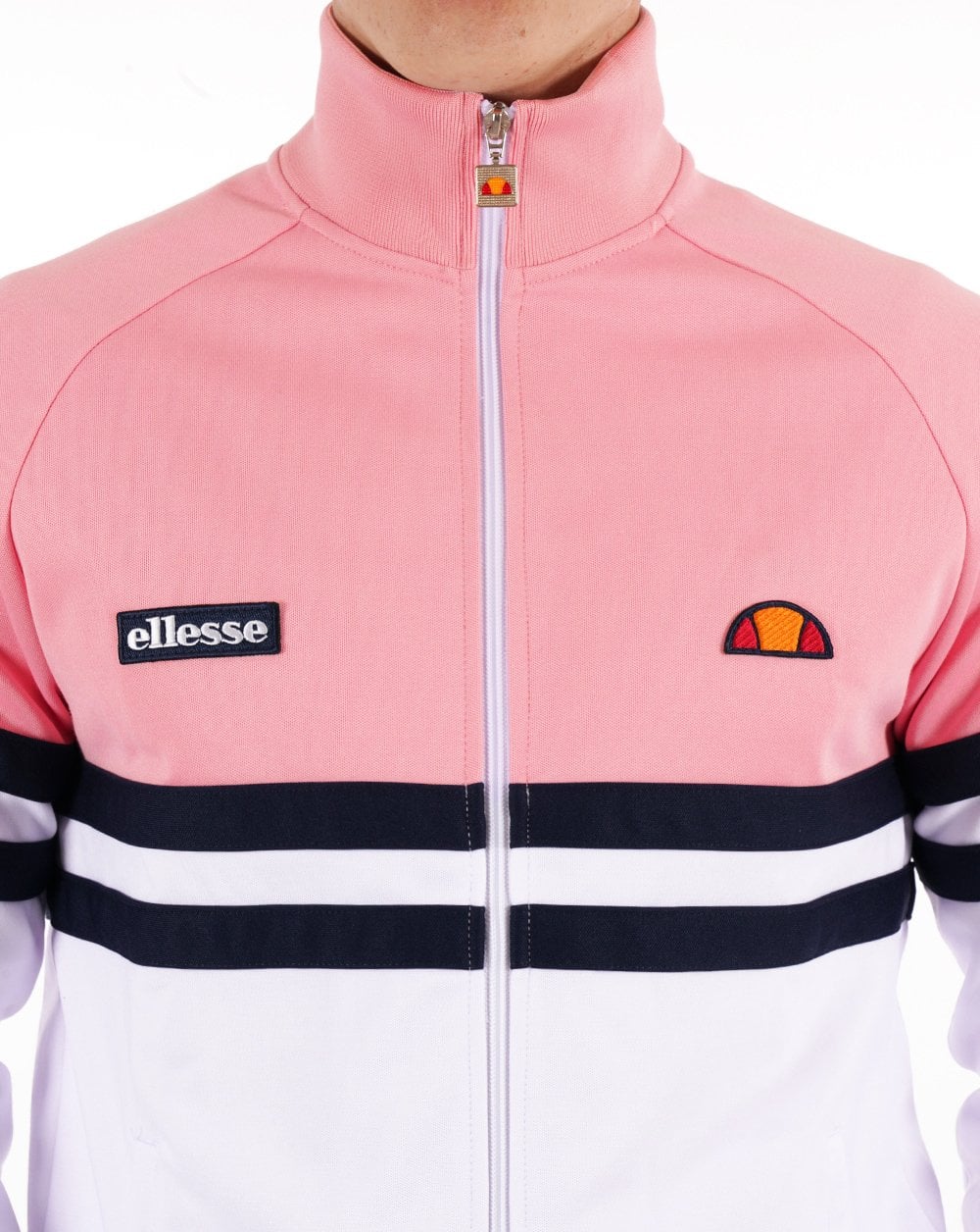 Ellesse Rimini Trainingsjacke Weiß/Pink