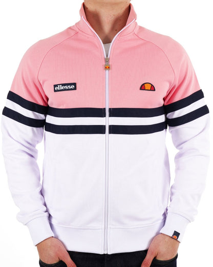 Ellesse Rimini Trainingsjacke Weiß/Pink