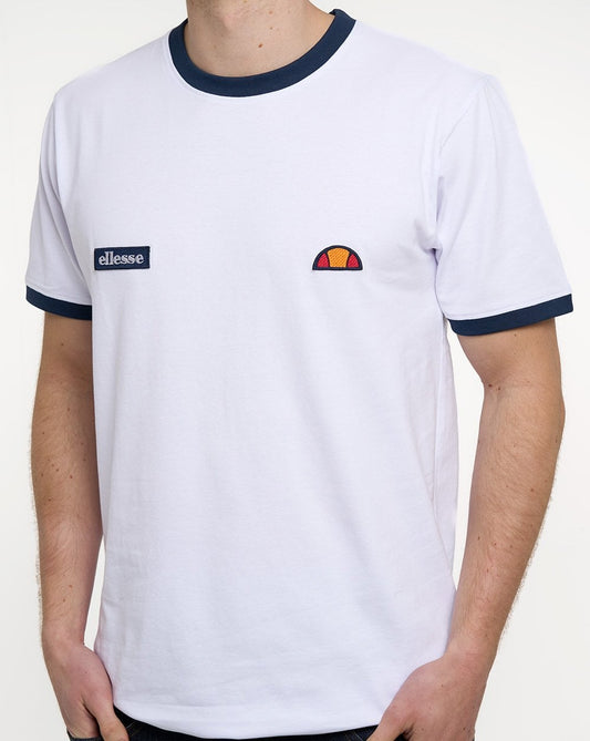 Ellesse Ringetto T-Shirt Weiß/Marineblau