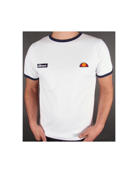 Ellesse Ringer T-shirt White