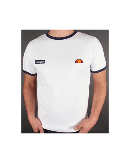 Ellesse Ringer T-Shirt Weiß