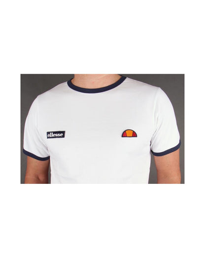 Ellesse Ringer T-Shirt Weiß