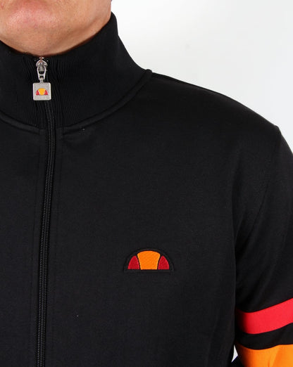 Ellesse Roma Trainingsjacke Schwarz/Rot/Orange