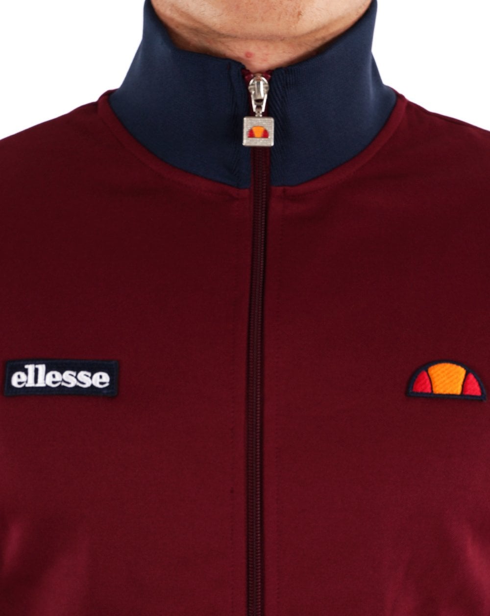Ellesse Roma Trainingsjacke Burgunderrot