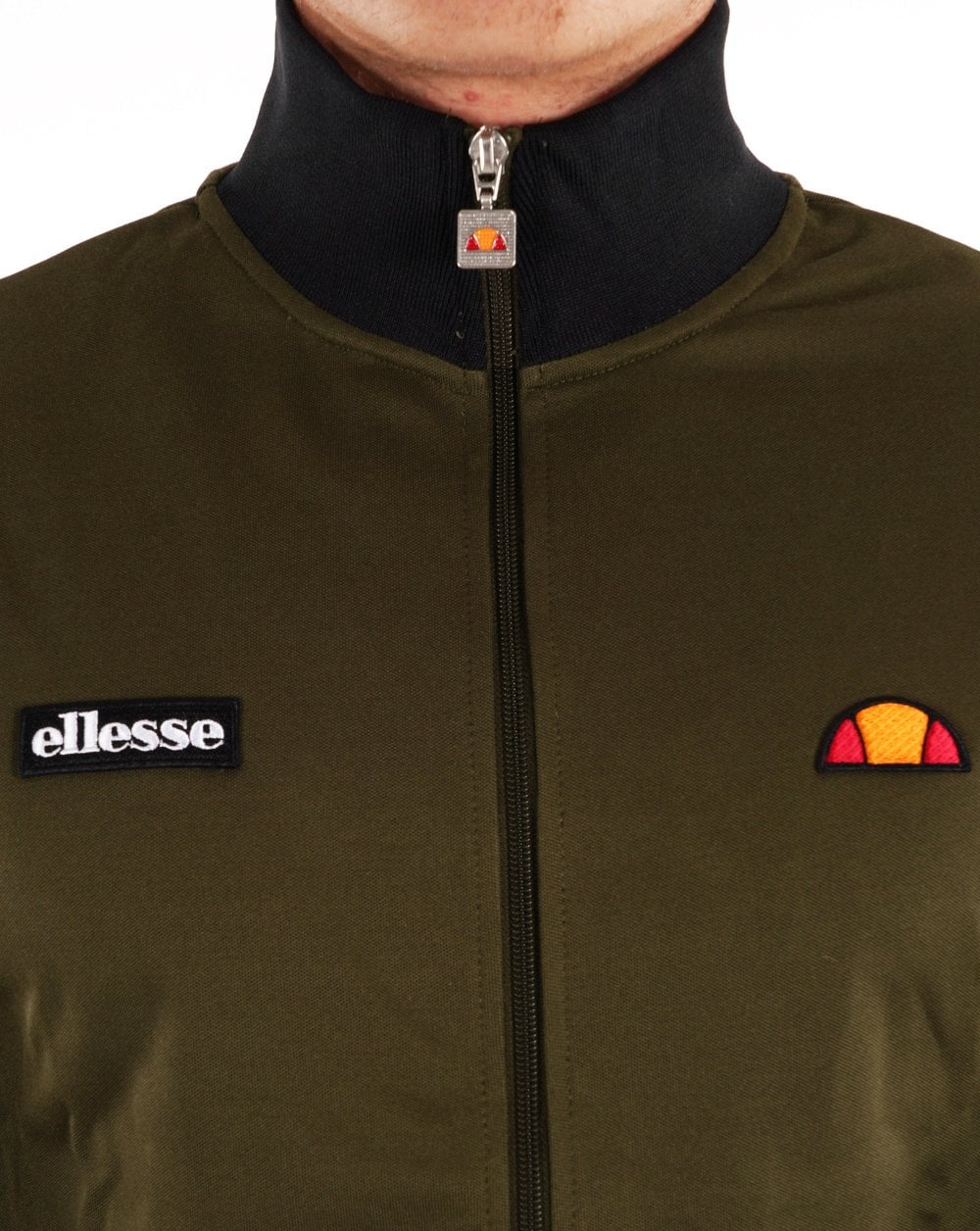 Ellesse Roma Track Top Khaki/Black