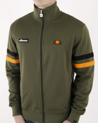 Ellesse Roma Trainingsjacke Khaki/Orange/Schwarz