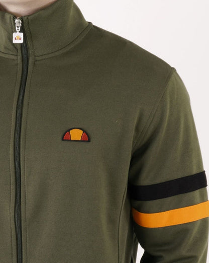 Ellesse Roma Trainingsjacke Khaki/Orange/Schwarz