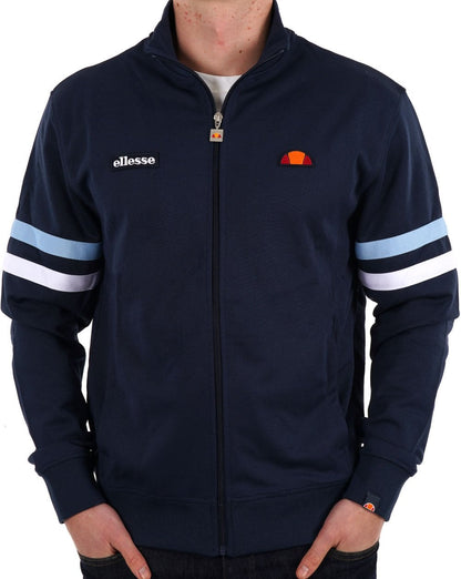 Ellesse Roma Trainingsjacke Marineblau/Hellblau/Weiß