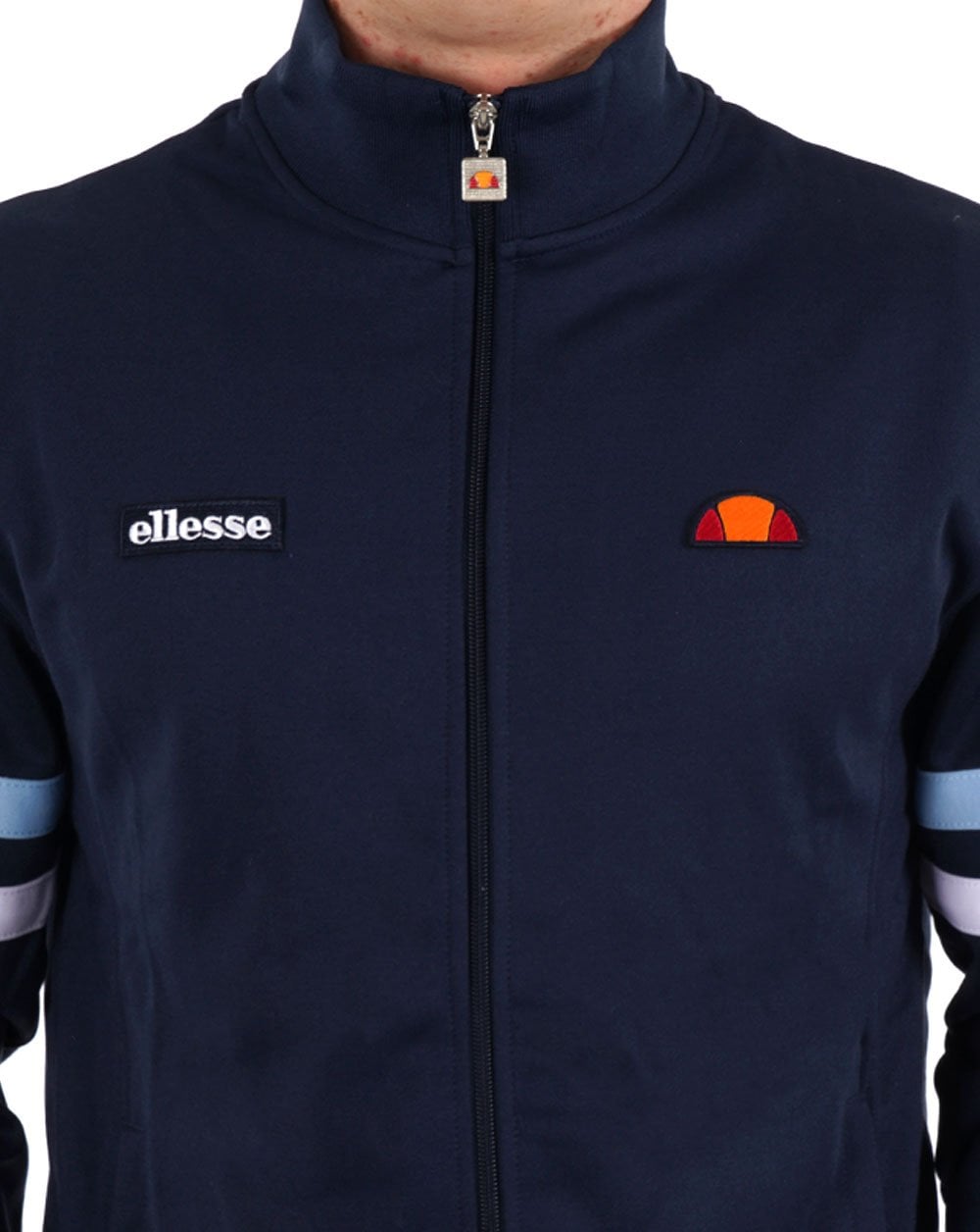 Ellesse Roma Trainingsjacke Marineblau/Hellblau/Weiß