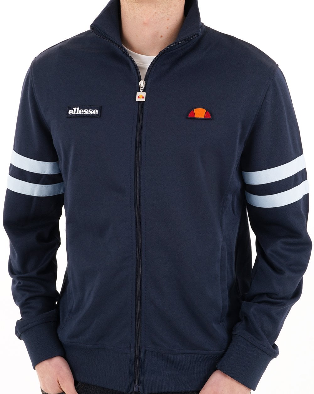 Ellesse Roma Trainingsjacke Marineblau/Hellblau