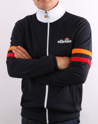 Ellesse Roma Trainingsjacke Marineblau/Orange/Rot