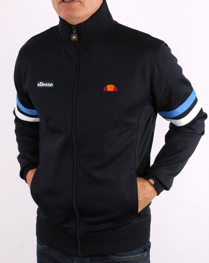 Ellesse Roma Trainingsjacke Marineblau/Weiß/Blau