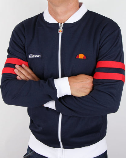 Ellesse Roma Trainingsjacke Marineblau Weiß Rot