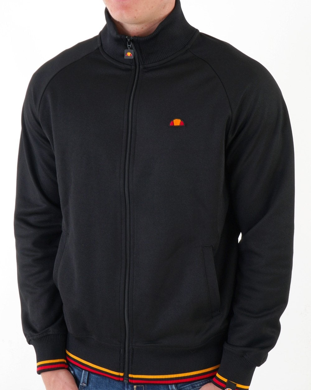 Ellesse – Rome – Trainingsjacke in Schwarz