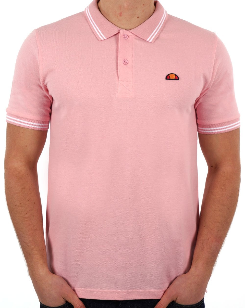 Ellesse Rookie Poloshirt Hellrosa/Weiß