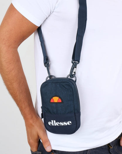 Ellesse – Ruggero – Tasche für kleine Gegenstände, Marineblau/Marineblau meliert