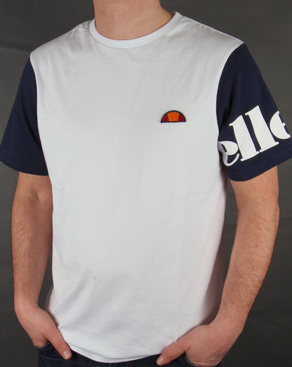 Ellesse San Gem T-Shirt Weiß/Marineblau
