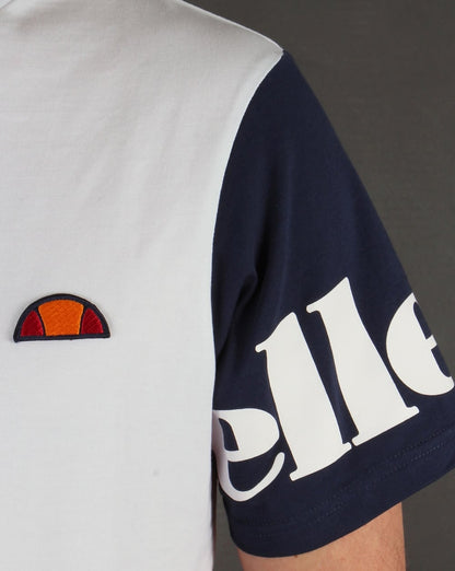 Ellesse San Gem T-Shirt Weiß/Marineblau