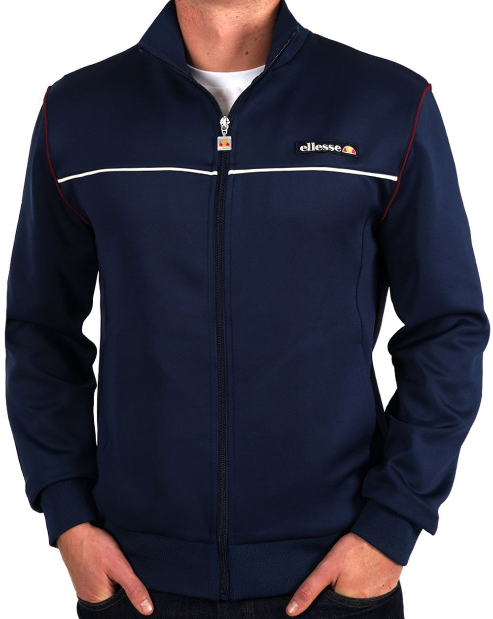 Ellesse – San Marino – Trainingsjacke in Marineblau