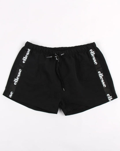 Ellesse – Scorfano – Badeshorts in Schwarz