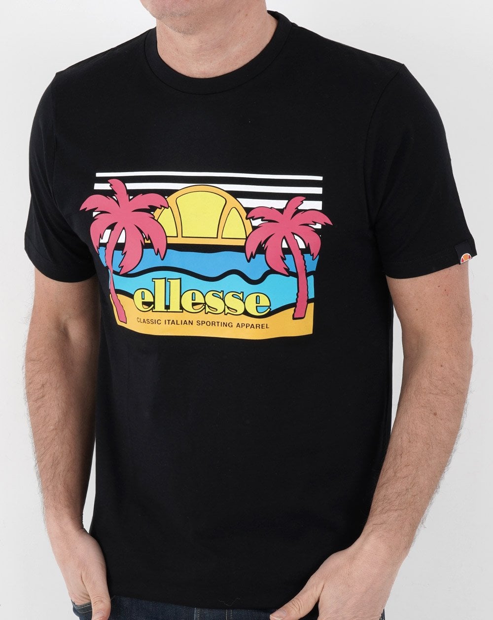 Ellesse Sechsaro T-Shirt Schwarz