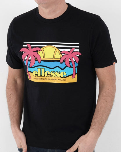 Ellesse Sechsaro T-Shirt Schwarz