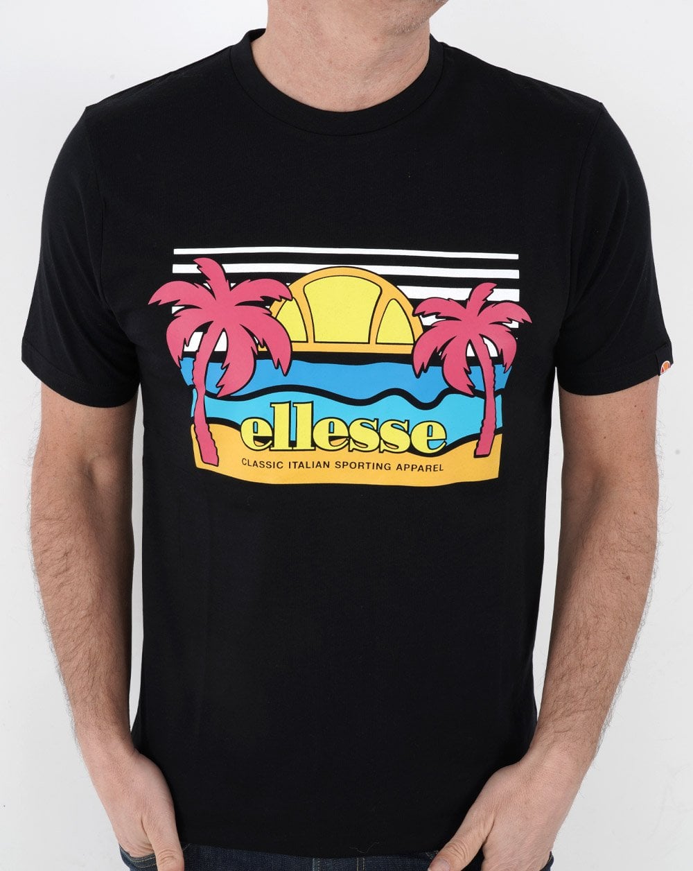 Ellesse Sechsaro T-Shirt Schwarz