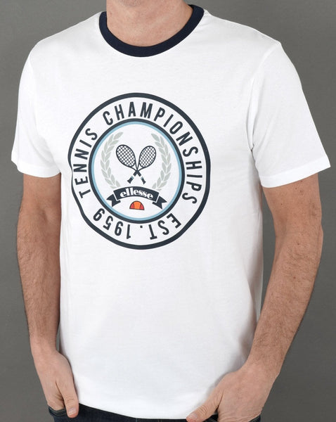 Ellesse Segna T Shirt White