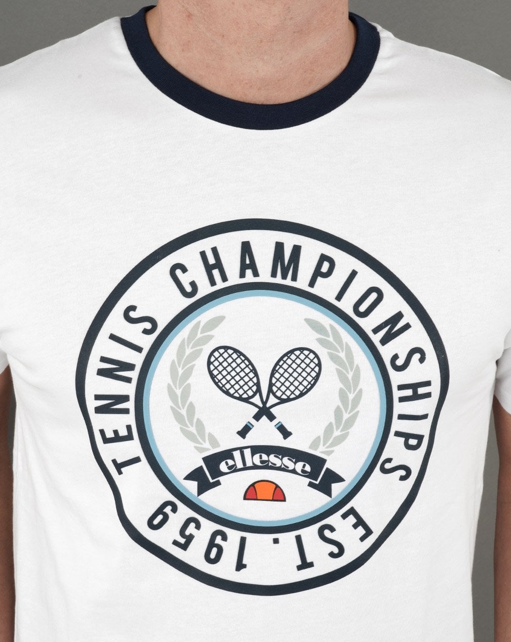 Ellesse – Segna – T-Shirt in Weiß