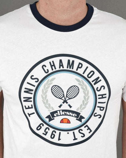 Ellesse – Segna – T-Shirt in Weiß