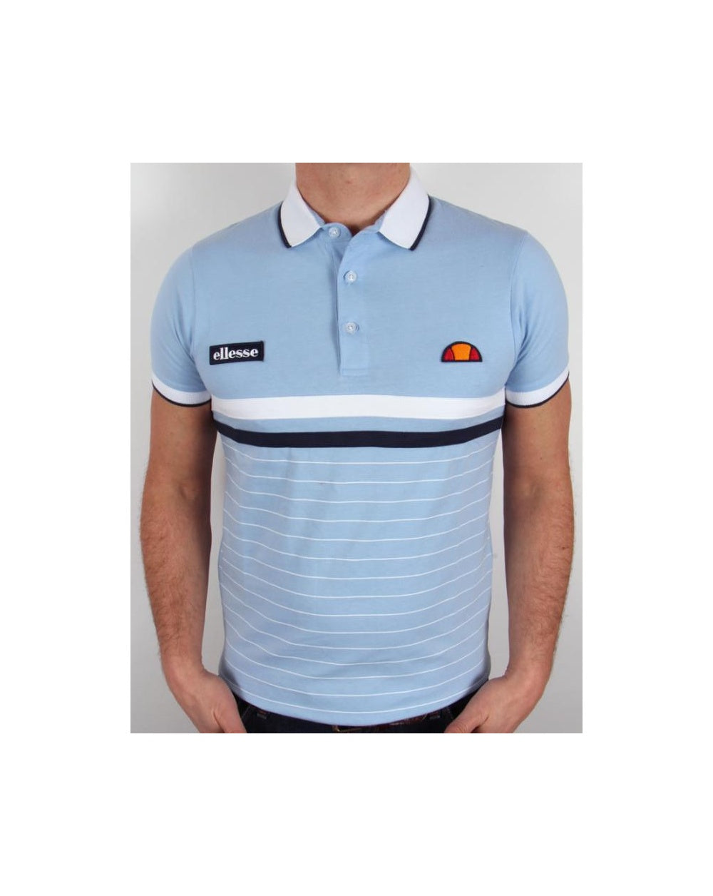 Ellesse – Seppi – Poloshirt, Himmelblau