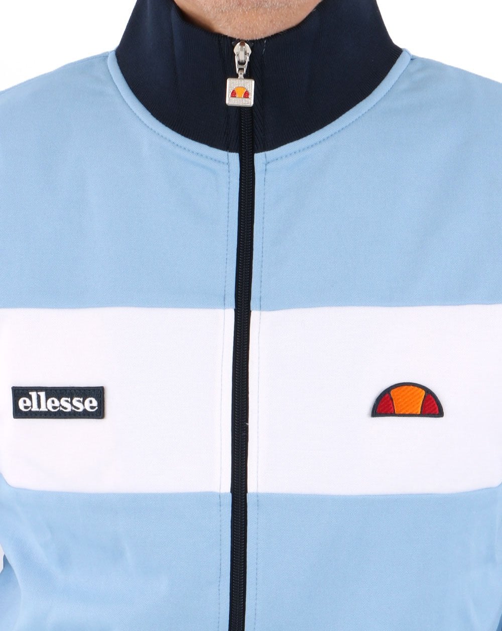 Ellesse Setra Trainingsjacke Himmelblau/Weiß