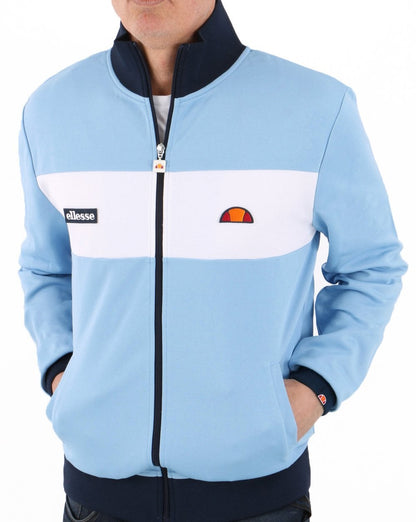 Ellesse Setra Trainingsjacke Himmelblau/Weiß