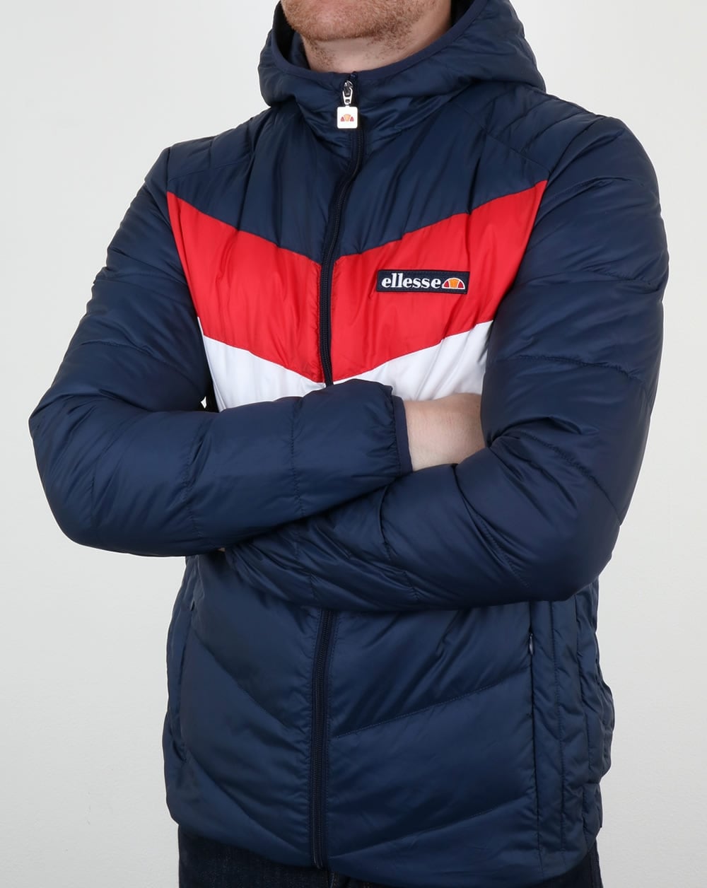 Ellesse Ski Pufferjacke Marineblau