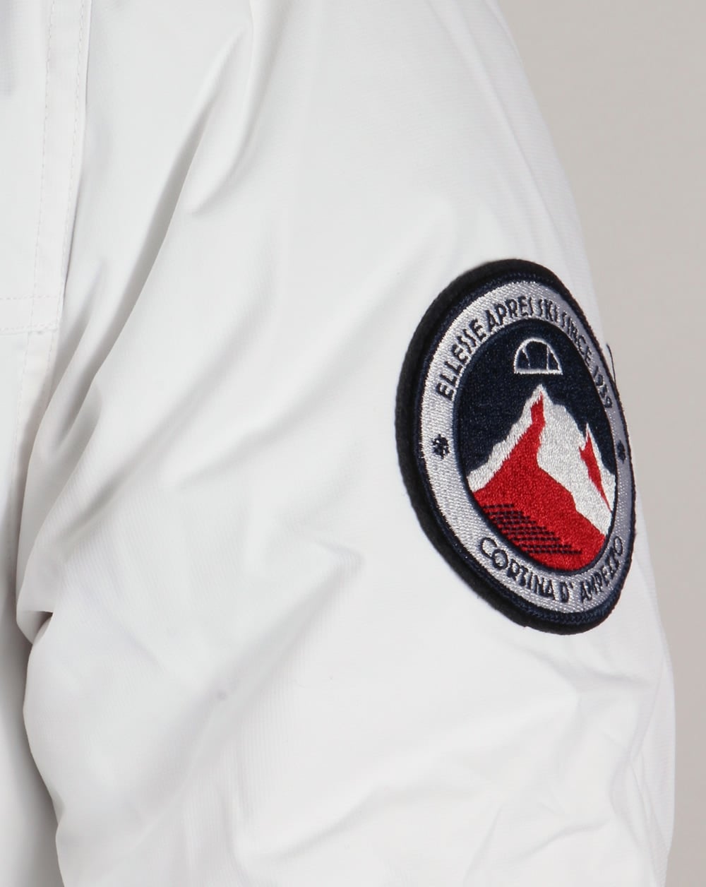 Ellesse Ski Style Parka Jacket Ice White
