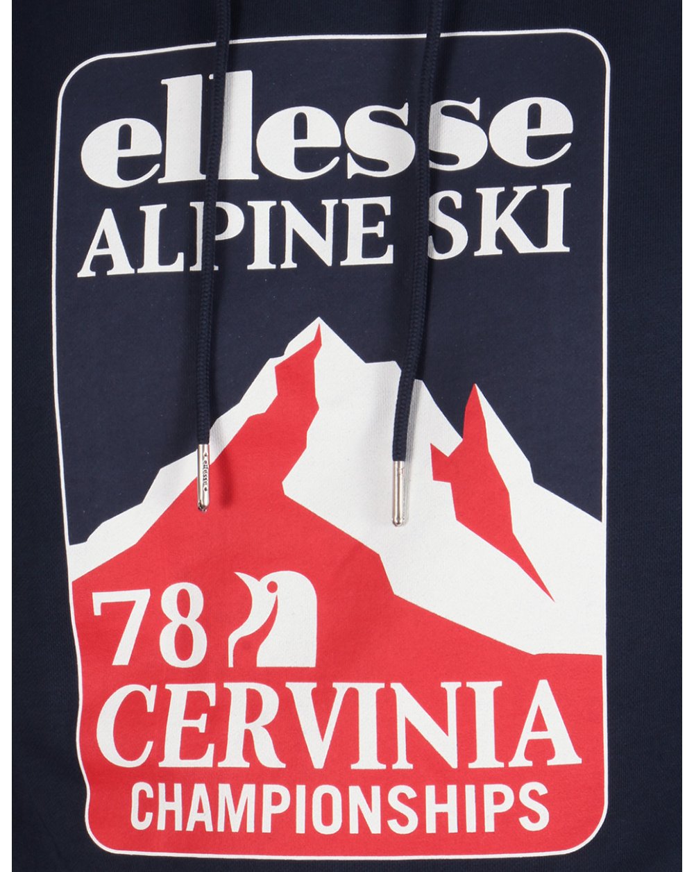 Ellesse – Ski-Sweat-Hoodie in Marineblau