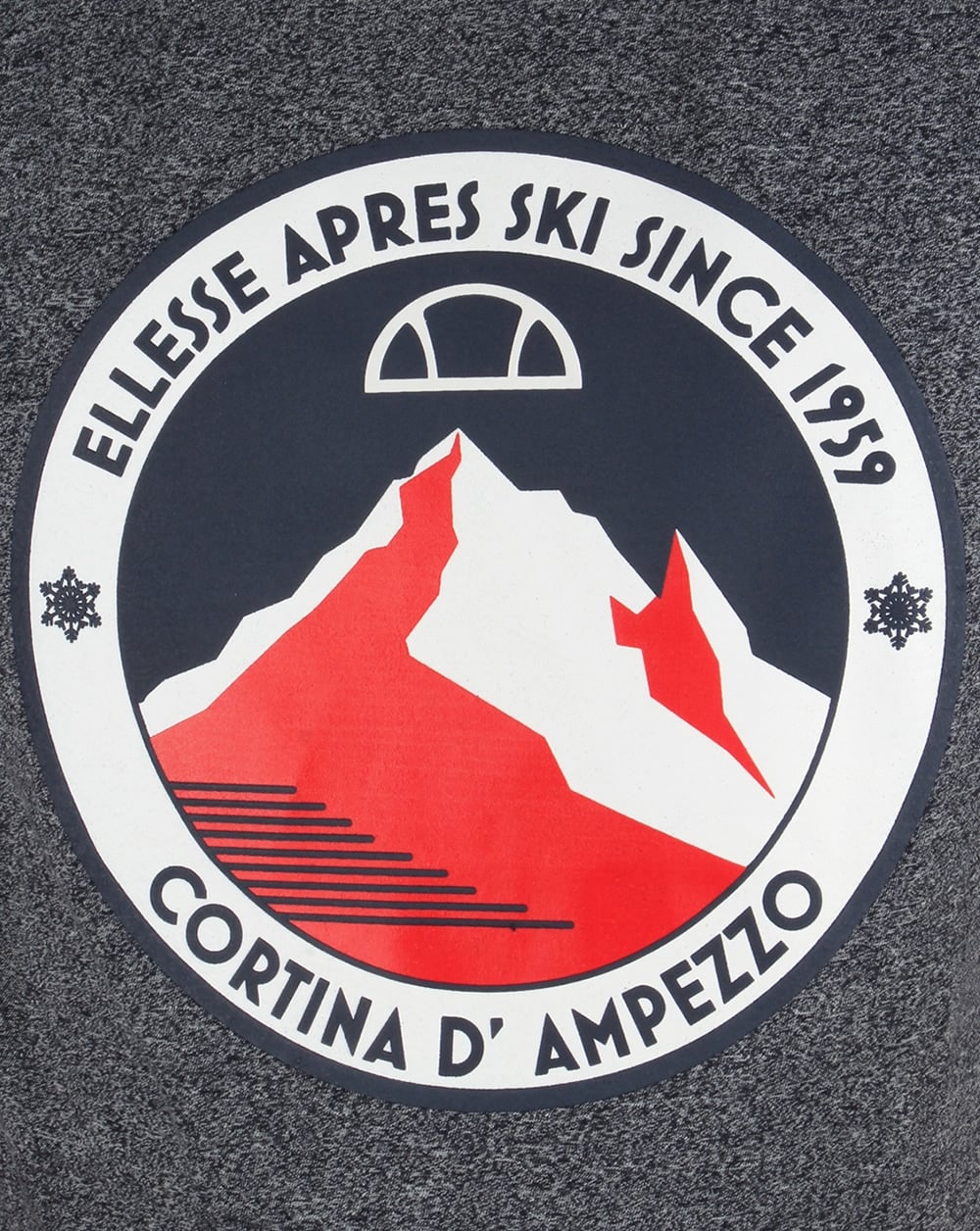 Ellesse – Ski-Time – T-Shirt in Marineblau