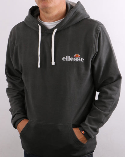 Ellesse – Kapuzenpullover mit kleinem Logo, Graphit